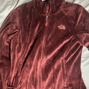 North face furry jacket